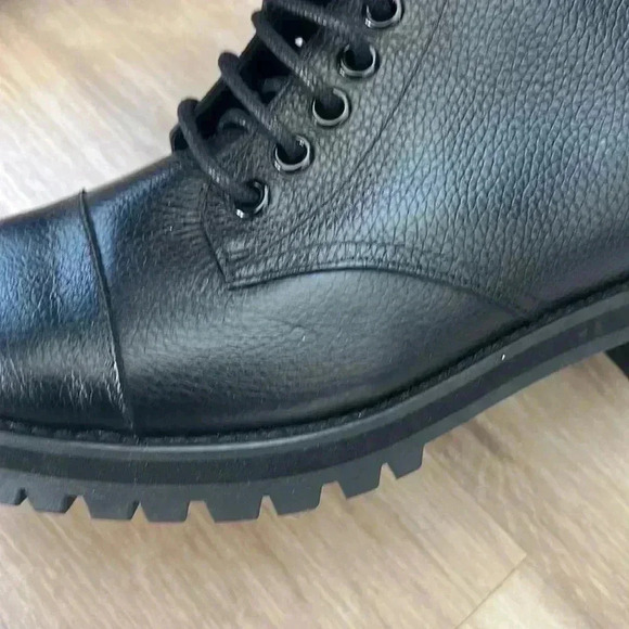 Jimmy Choo Black Side Zip Biker Boot sz 35.5 - Picture 11 of 11